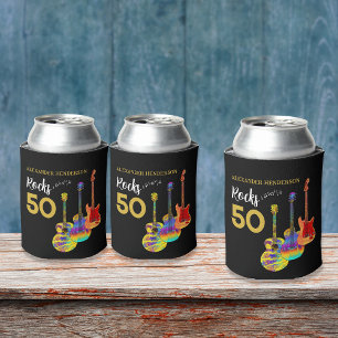 Rafraîchisseur Pour Canette 50e fête d'anniversaire 50 rochers Personnalisé
