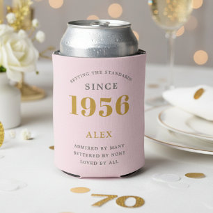 Rafraîchisseur Pour Canette 70e anniversaire 1956 Cadeau élégant personnalisé