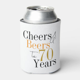 Rafraîchisseur Pour Canette 70e anniversaire Soeurs et bières Mini fête