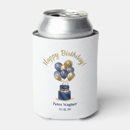 Rafraîchisseur Pour Canette 75e anniversaire de la Marine Bleu Bleu Bleu Gâtea