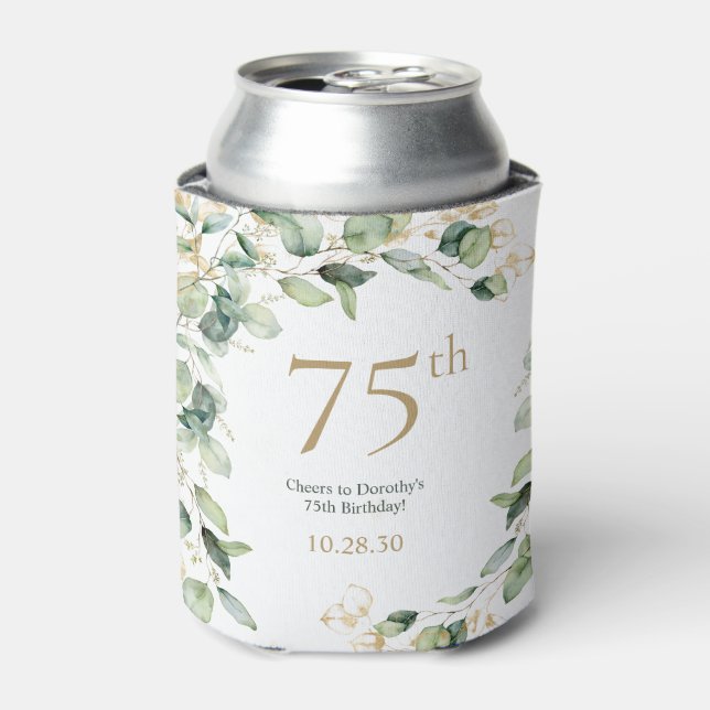 Rafraîchisseur Pour Canette 75e anniversaire Eucalyptus (Can devant)