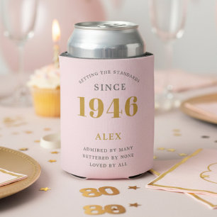 Rafraîchisseur Pour Canette 80e anniversaire 1946 Cadeau élégant personnalisé