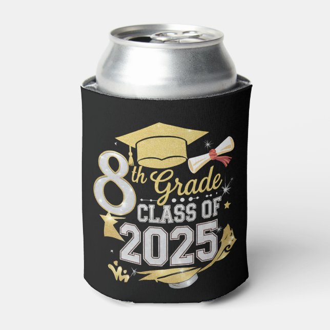 Rafraîchisseur Pour Canette 8e Classe De 2025 Graduate Graduation (Can devant)