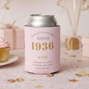 Rafraîchisseur Pour Canette 90e anniversaire 1936 Cadeau élégant personnalisé