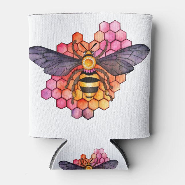 Rafraîchisseur Pour Canette Abeille de miel (Devant)