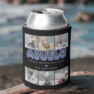 Rafraîchisseur Pour Canette Abuelo Modern Familia Photo Collage Can Cooler