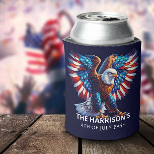 Rafraîchisseur Pour Canette Aigle patriotique États-Unis 4 juillet