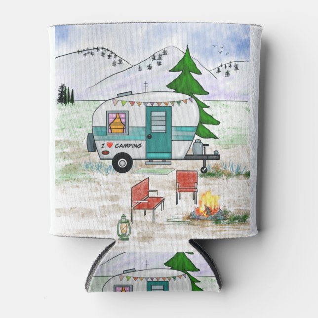 Rafraîchisseur Pour Canette Aimer à Camp Bottle et Can Cooler (Devant)