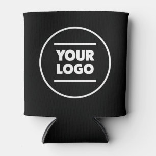 Rafraîchisseur Pour Canette Ajouter votre logo (noir et blanc)