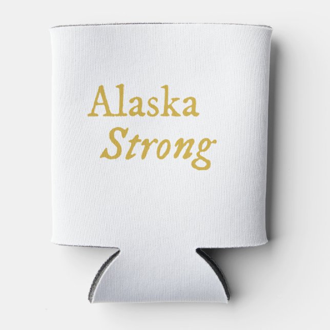 Rafraîchisseur Pour Canette Alaska Strong (Devant)