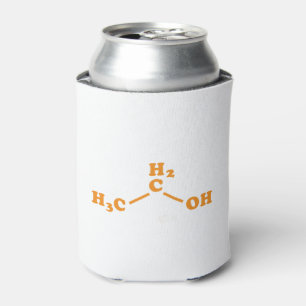 Rafraîchisseur Pour Canette Alcool Éthanol Formule chimique moléculaire