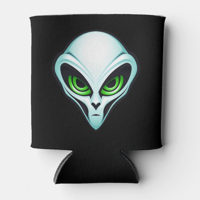 Rafraîchisseur Pour Canette Alien UFO Abduction espace fête d'anniversaire (Devant)