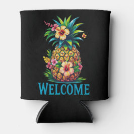 Rafraîchisseur Pour Canette Aloha Pineapple Can Cooler House Party cadeau