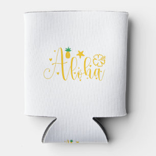 Rafraîchisseur Pour Canette Aloha -Surfer- Palms -Tropical- Retro-Beach-Amusan