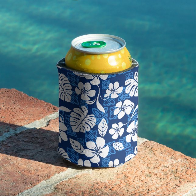 RAFRAÎCHISSEUR  POUR CANETTE ALOHA VENDREDI (BLEU) (Piscine in situ)