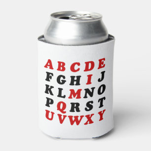 Rafraîchisseur Pour Canette Alphabet anglais