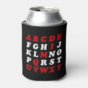 Rafraîchisseur Pour Canette Alphabet anglais