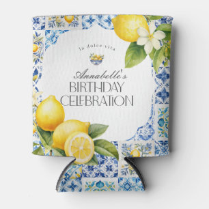 Rafraîchisseur Pour Canette Amalfi Coast Italien Anniversaire de fête Barware