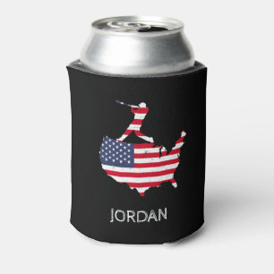 Rafraîchisseur Pour Canette American Flag Baseball personnalisé