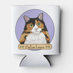 Rafraîchisseur Pour Canette Amoureux des chats Calico