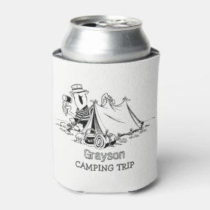 Rafraîchisseur Pour Canette Amusant Tente Rustique Camper Voyage de camping Pe