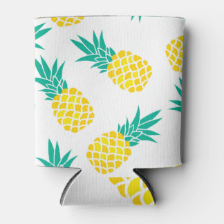 Rafraîchisseur Pour Canette Ananas Exotiques : Jaune Délice.