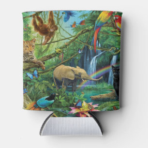 Rafraîchisseur Pour Canette Animals living together throw pillow