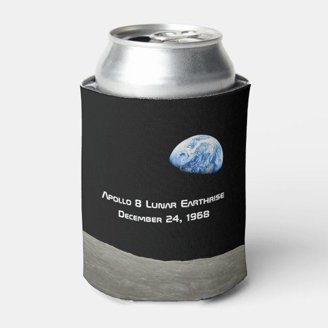 Rafraîchisseur Pour Canette Apollo 8 Lunar Earthrise 50e Anniversaire (Can devant)