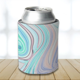 Rafraîchisseur Pour Canette aqua bleu menthe vert lilas violet pastel arc-en-c