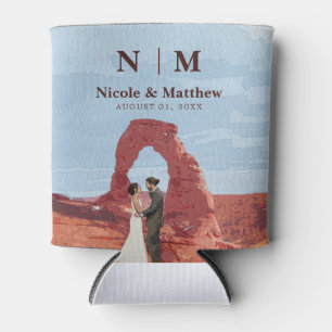 Rafraîchisseur Pour Canette Aquarelle Moab Arches Park Utah Mariage