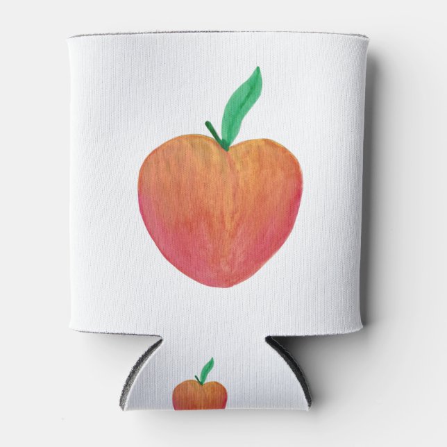 Rafraîchisseur Pour Canette Aquarelle Peach (Devant)