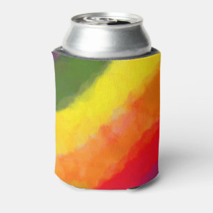 Rafraîchisseur Pour Canette Aquarelle Rainbow personnalisée