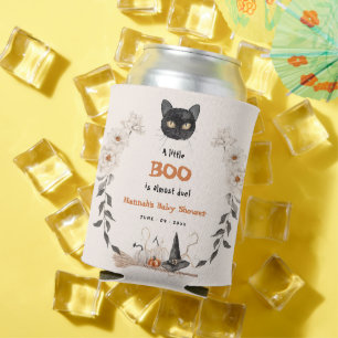 Rafraîchisseur Pour Canette Aquarelle Un Petit Baby shower Boo Halloween