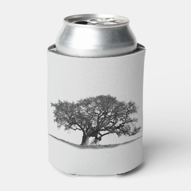RAFRAÎCHISSEUR  POUR CANETTE ARBRE DE CHÊNE NOIR (Can devant)