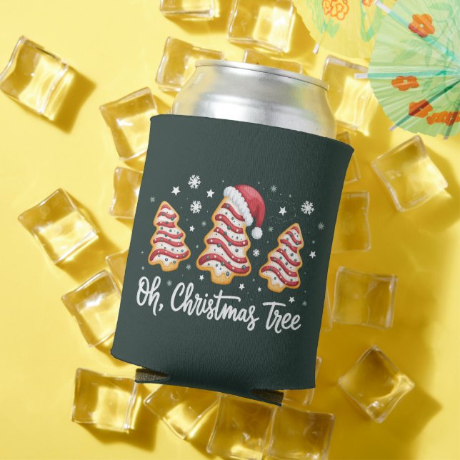 Rafraîchisseur Pour Canette Arbre de Noël Joyeux Noël Debbie Cookie (Été in situ)