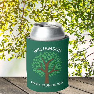 Rafraîchisseur Pour Canette Arbre de réunion de famille Green Cadeau personnal