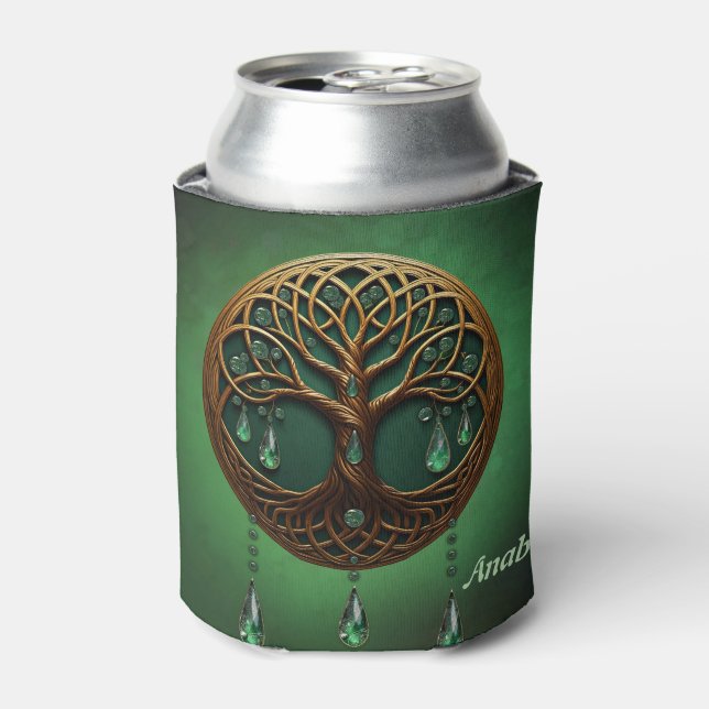 Rafraîchisseur Pour Canette Arbre de vie stylisé (Can devant)