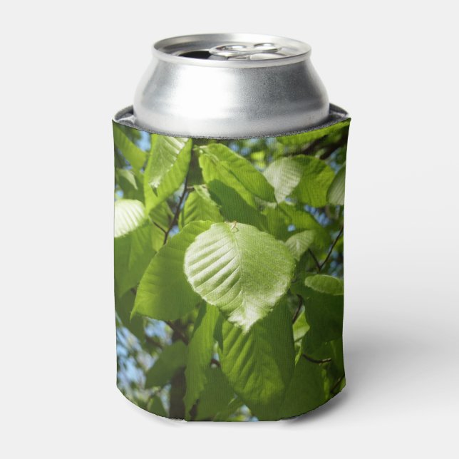 Rafraîchisseur Pour Canette Arbre vert Feuille à bouleau printanier (Can devant)