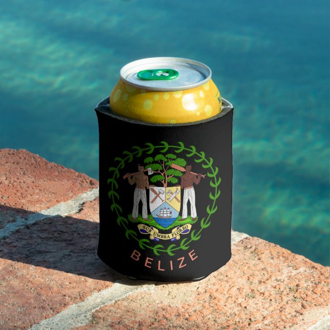 Rafraîchisseur Pour Canette Armoiries de Belize (Piscine in situ)