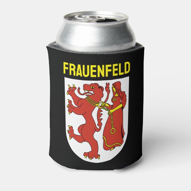 Rafraîchisseur Pour Canette Armoiries de Frauenfeld, Suisse (Can Dos)