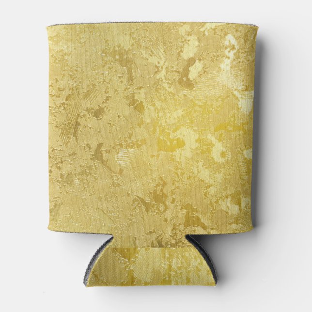 Rafraîchisseur Pour Canette Arrière - plan Abstrait de texture d'or (Devant)