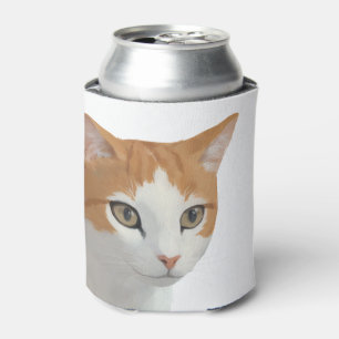Rafraîchisseur Pour Canette Art de chat roux adorable