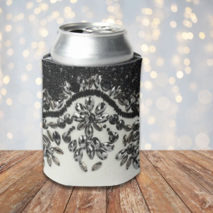 Rafraîchisseur Pour Canette Art Déco Glamour Vintage Mode Noir Blanc