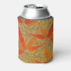 Rafraîchisseur Pour Canette Art en bambou terrestre Imprimer orange