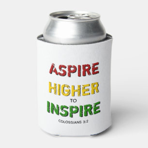 Rafraîchisseur Pour Canette ASPIRE PLUS HAUT POUR INSPIRER BHM Motivationnel