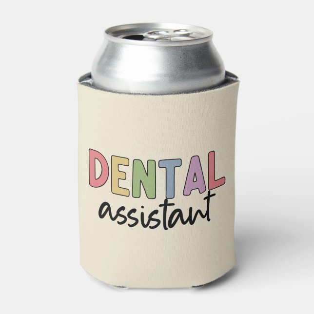 Rafraîchisseur Pour Canette Assistant dentaire | Cadeaux pour dentiste adjoint (Can devant)