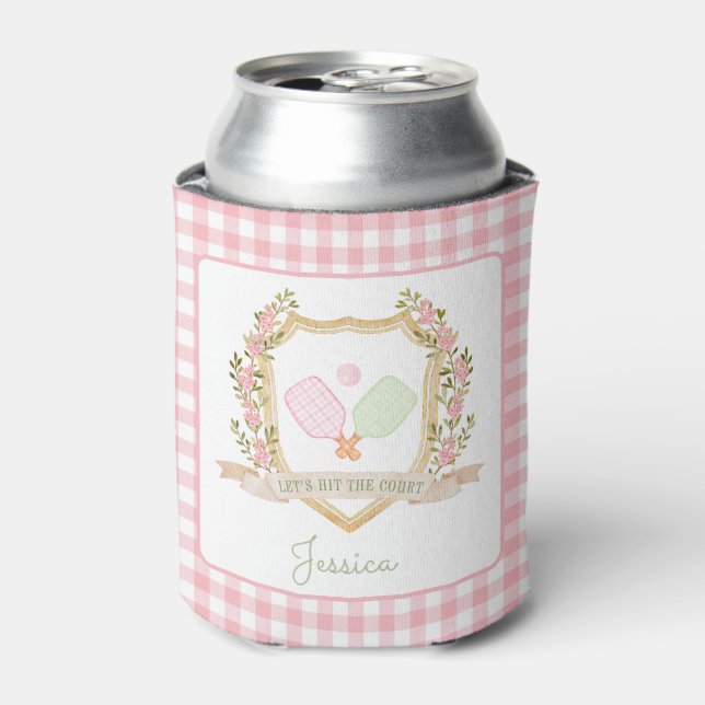 Rafraîchisseur Pour Canette Attrapons la Cour | Boule de chiche rose (Can devant)