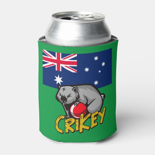 Rafraîchisseur Pour Canette Australie Crickey Cricket Wombat, (Can devant)