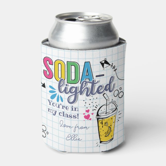 Rafraîchisseur Pour Canette autocollant carré soda-léger (Can devant)