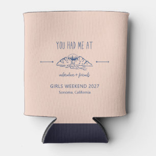 Rafraîchisseur Pour Canette Aventure + Friends Girls Weekend Getaway Custom